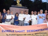 Video : Hyderabad Press Club, Other Journalists' Unions Hold Demonstration In Support Of NDTV