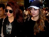 Video : Spotted! Jacqueline Fernandez and Sonakshi Sinha At Mumbai Airport