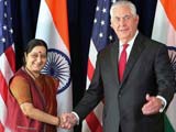 Video : Sushma Swaraj Raises Issue Of Terrorism, H-1B With US Secretary of State