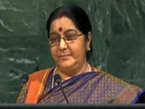 Video : We Made IITs, Pakistan Made Lashkar, Says Sushma Swaraj At UN