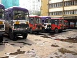Video : State Transport Buses Go Off The Road In Maharashtra