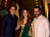 Video : B-Town Stars Attend Aamir Khan's Diwali Party