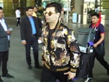 Video : Spotted! Karan Johar At Mumbai Airport
