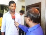 Video : RK Nagar Nomination Rejected, Actor Vishal Says "Mockery Of Democracy"