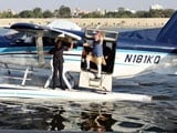 Video : PM Modi's Seaplane Ride: Creating A Wave?
