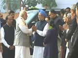 Video : PM Modi, Manmohan Singh's Handshake After Bitter War Of Words