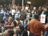 Video : सद्भाव, सहिष्णुता के हक में संसद मार्ग पर निकाला गया मोर्चा
