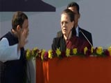 Video : "Can't Speak": Fireworks Force Sonia Gandhi To Pause Farewell Speech