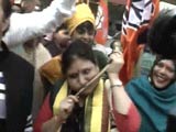 Video : Celebrations Begin At BJP Headquarters In Delhi