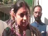 Video : Smriti Irani Dedicates BJP Assembly Election Win To Workers, Voters