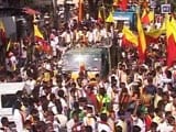 Video : Protest In Bengaluru Demands Karnataka Jobs Be Reserved For Kannadigas