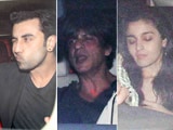 Video : SRK, Ranbir, Alia & Others At Karan Johar's Christmas Bash