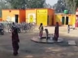 Video : योगी राज में अब शौचालय भी भगवा!