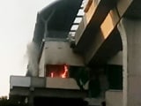 Video : Fire Breaks Out At Hitech City Station Of Newly Built Hyderabad Metro