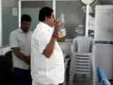 Video : Congress Leader Accused Of Sprinkling Petrol In Office. Caught On Video