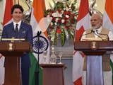 Video : Justin Trudeau By His Side, PM's Message Linked To Khalistan