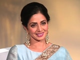 Video : "Seems Like I Just Started": Sridevi On Her Last Hindi Movie (Aired: July 2017)