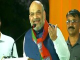 Video : At Karnataka Rally, Amit Shah Mocks, Mimics Rahul Gandhi. Watch