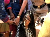 Video : Women's Commission Chief Detained On The Way To PM Modi's Office