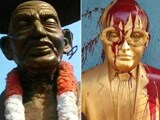 Video : In Kerala, Gandhi Statue Damaged; Ambedkar's Statue Splashed With Paint In Tamil Nadu