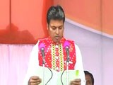 Video : Biplab Deb Takes Oath As Tripura Chief Minister, PM Present