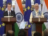 Video : भारत दौरे पर फ्रेंच राष्ट्रपति इमैनुएल मैक्रों