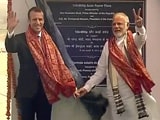 Video : PM Modi, French President Macron Inaugurate UP's Biggest Solar Power Plant