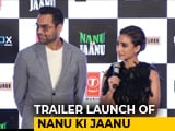 Video : Abhay Deol & Patralekha At The Trailer Launch Of <i>Nanu Ki Jaanu</i>