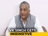 Video : "Not Like Biscuits": VK Singh Criticised For Comment On 38 Indians