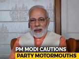 Video : "You Give Masala To Media": PM Modi Issues Gag Order To BJP Leaders Again