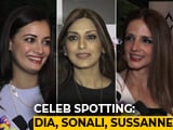 Video : Celeb Spotting: Sussanne Khan, Dia Mirza, Sonali Bendre & Others